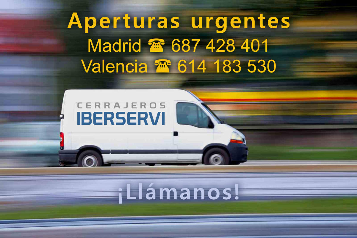 Cerrajeros a domicilio en Madrid y Valencia para aperturas urgentes y otros servicios de cerrajería no urgentes